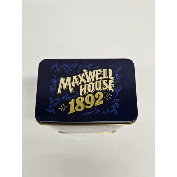 MAXWELL HOUSE 1892 "Good to the last drop" *Reproduction* Vntg ADVERTISING tin - Picture 5 of 5
